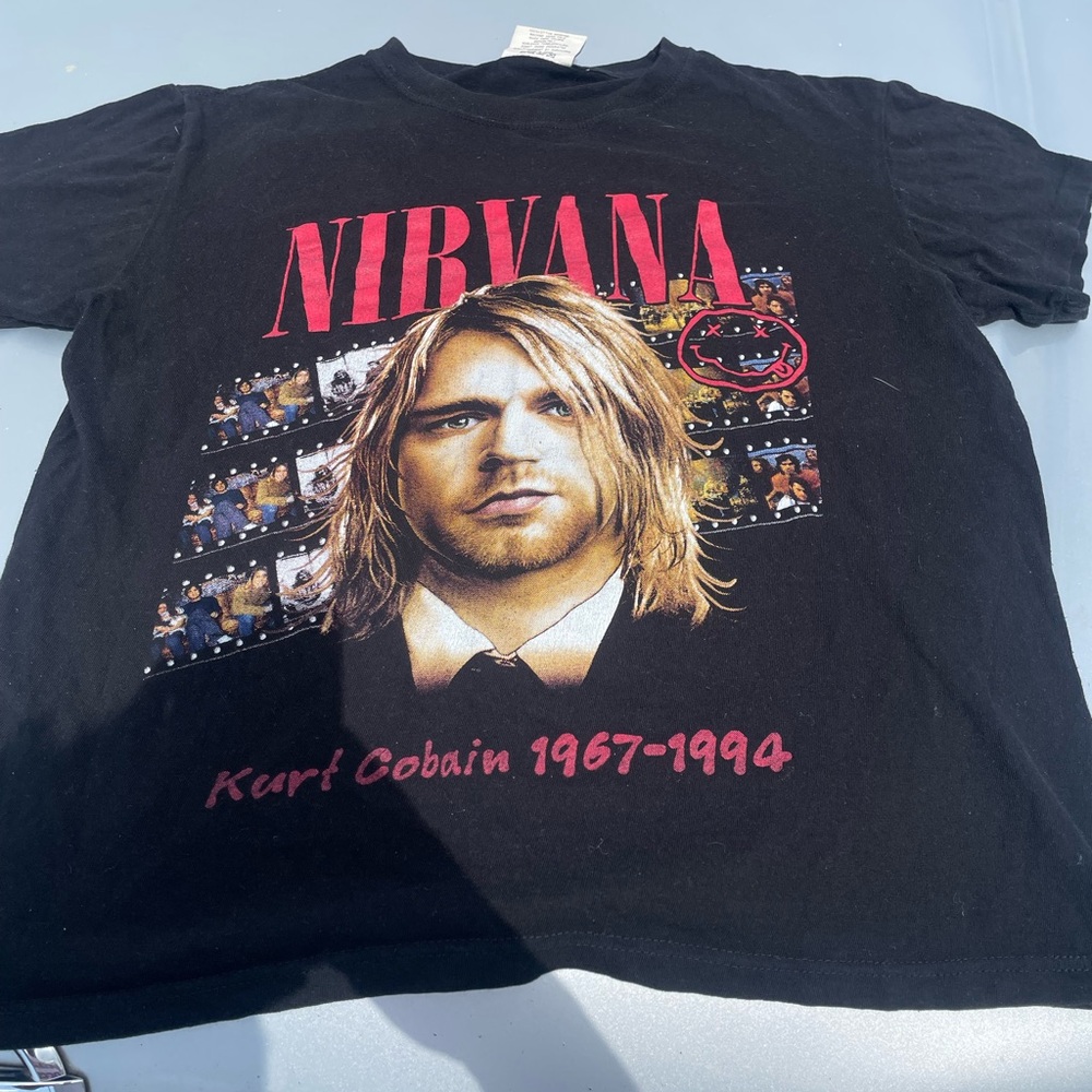 Rare Nirvana Kurt Cobain Shirt
